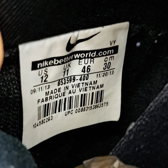 %Size 12 - Nike SB Dunk High Premium x Diamond Supply Co. Tiffany Men / A 14 - Picture 7 of 16